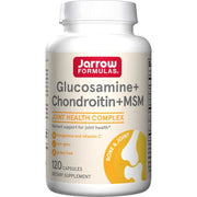Jarrow Formulas gliukozaminas + chondroitinas + MSM - 120 kapsulių