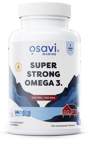 Produkto nuotrauka: Osavi Super Strong Omega 3, 500 EPA / 250 DHA - 90 minkštųjų kapsulių