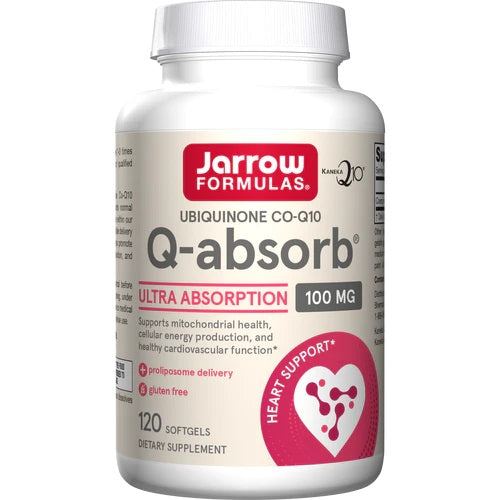 Jarrow Formulas Q - absorb, 100 mg - 120 kapsulių