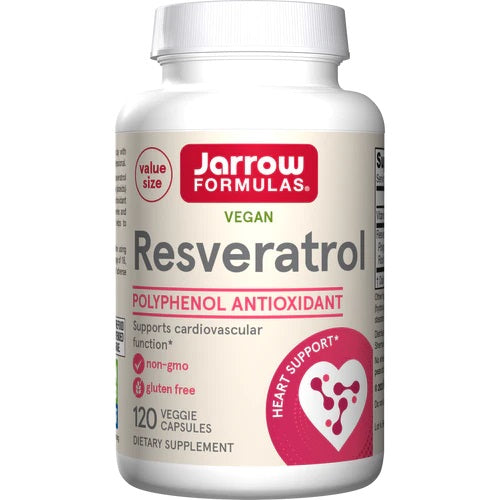 Jarrow Formulas resveratrolis, 100 mg - 120 kapsulių