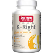 Jarrow Formulas K - Right - 60 kapsulių