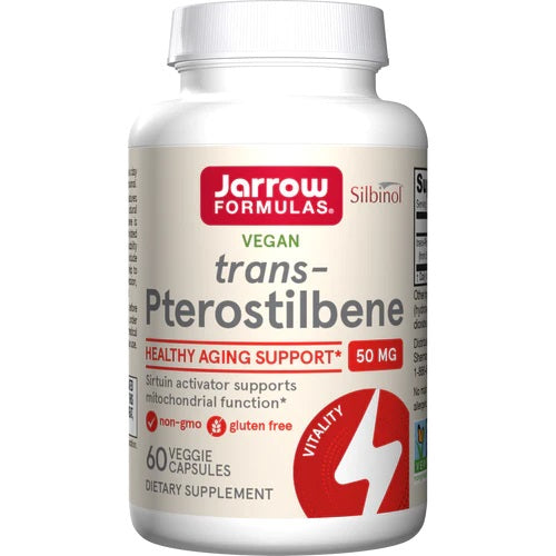 Jarrow Formulas trans - pterostilbenas, 50 mg - 60 kapsulių