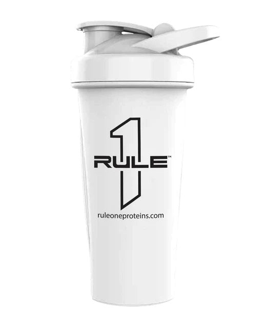 Rule One R1 plakimo puodelis su kontūruotu logotipu, baltas - 600 ml.