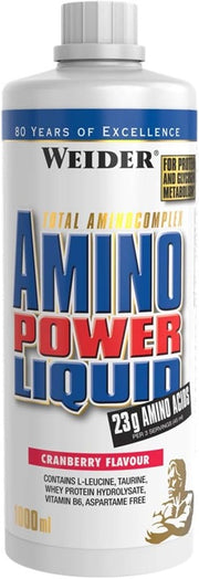 Weider Amino Power Liquid, spanguolės - 1000 ml.