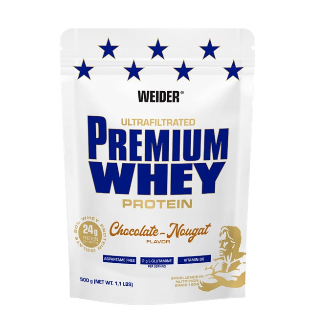Weider Premium Whey, šokoladinė nuga - 500g