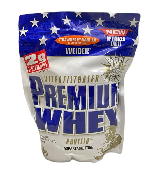 Weider Premium Whey, Braškių vanilė - 500g