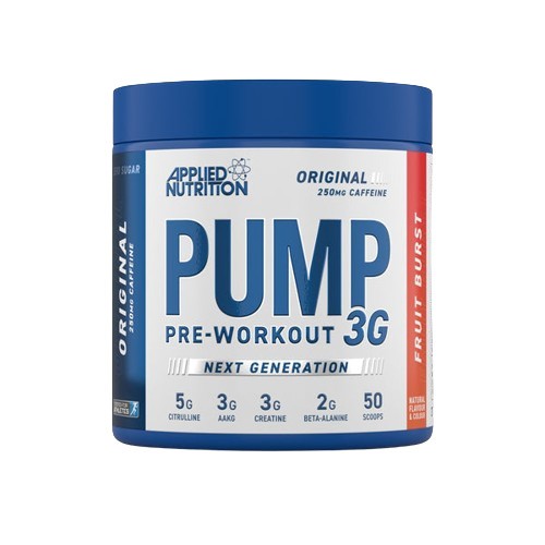 Applied Nutrition Pump 3G prieš treniruotę, vaisių skonio – 375 g