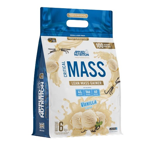 Applied Nutrition Critical Mass – profesionali, vanilės skonio – 6000 g