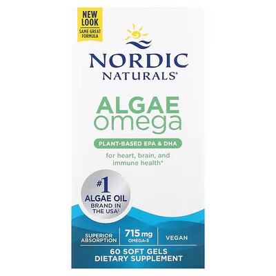Nordic Naturals dumblių omega, 715 mg omega 3 – 60 kapsulių