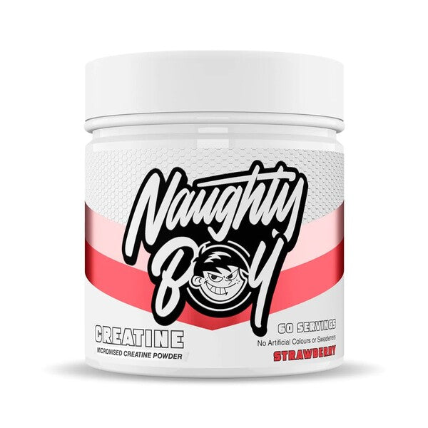 Naughty Boy kreatinas, braškių skonio – 300 g