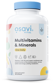 Produkto nuotrauka: Osavi Multivitamins & Minerals One Daily - 180 kapsulių
