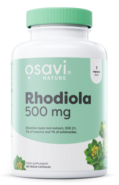 Produkto nuotrauka: Osavi Rhodiola, 500mg - 120 vegan caps