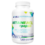 Allnutrition betaino HCl + pepsinas - 120 kapsulių