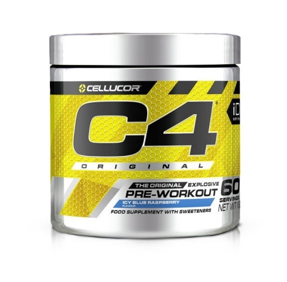 Cellucor C4 Original, ledinės mėlynosios avietės skonio – 396 g