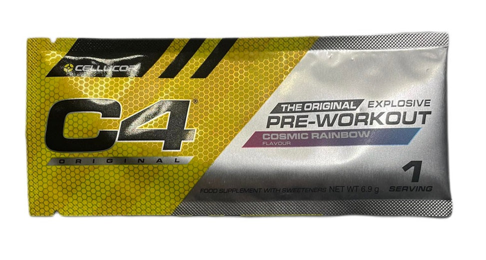 Cellucor C4 prieš treniruotę vartojamas preparatas, Cosmic Rainbow – 6,9 g (1 porcija)