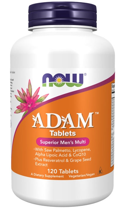 Produkto nuotrauka: NOW Foods ADAM Multi-Vitamin for Men - 120 tablečių