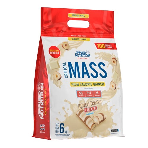 Applied Nutrition Critical Mass – originalus, baltojo šokolado skonio Bueno – 6000 g