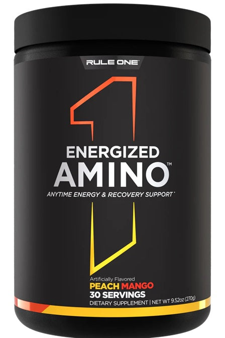 Rule One energizuotas aminorūgštis su persikų ir mangų aliejumi – 270 g