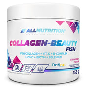 Allnutrition kolageno skonio Beauty Fish ir braškių skonio gėrimas – 158 g