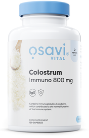 Produkto nuotrauka: Osavi Colostrum Immuno, 800mg - 120 kapsulių