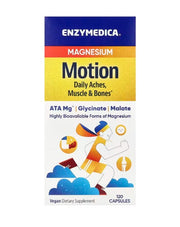 Enzymedica Magnesium Motion - 120 kapsulių