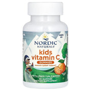 Nordic Naturals vaikams skirti vitamino C guminukai, rūgštaus mandarino skonio – 60 guminukų