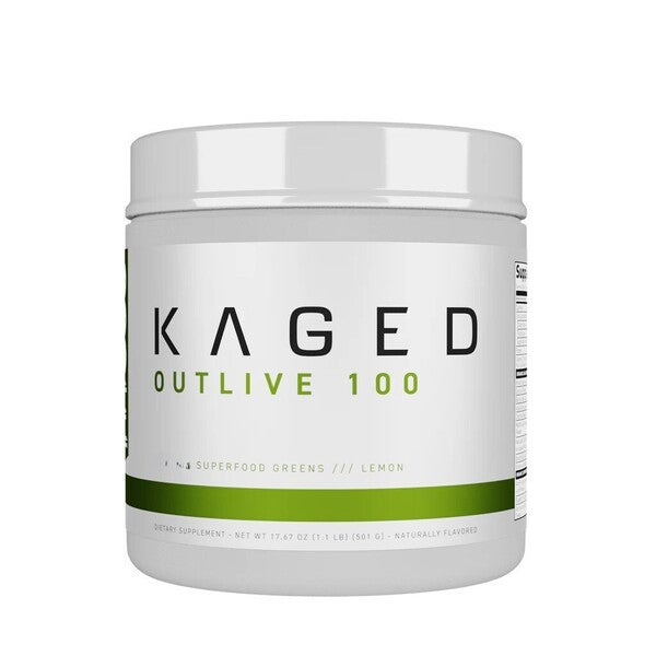 Kaged Muscle Outlive 100, uogų skonio – 510 g