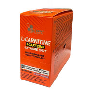 Olimp Nutrition L - karnitinas + kofeinas Extreme Shot, vyšnių skonio - 10 x 25 ml.