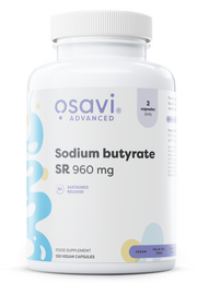 Produkto nuotrauka: Osavi Sodium butyrate SR, 960mg - 120 vegan caps