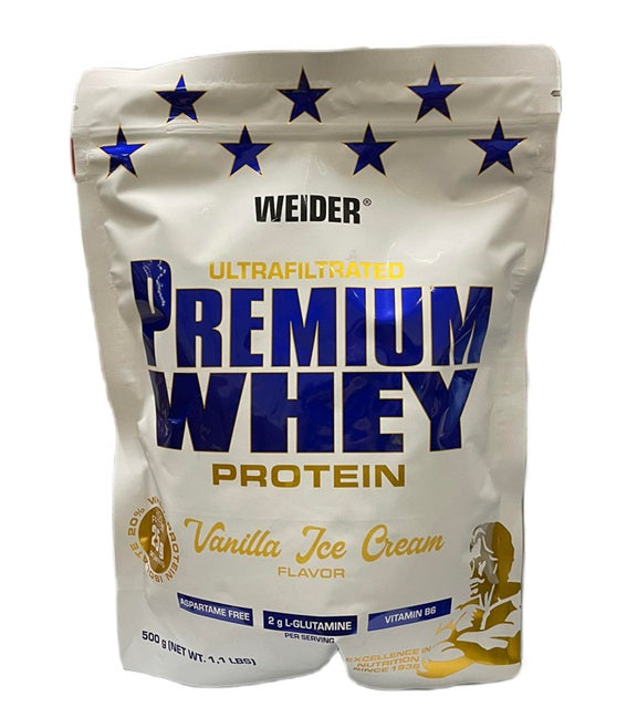 Weider Premium Whey, Vaniliniai ledai - 500g