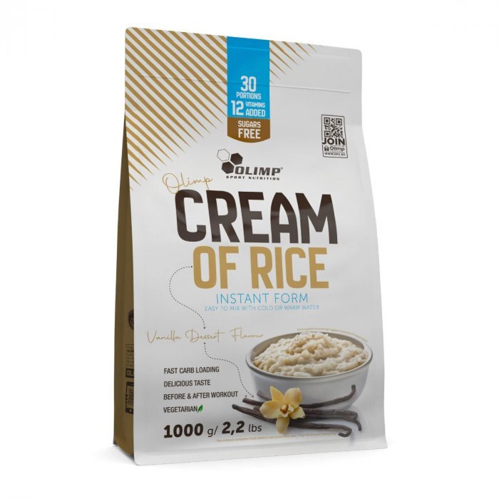 Olimp Nutrition ryžių kremas su vaniliniu desertu - 1000 g