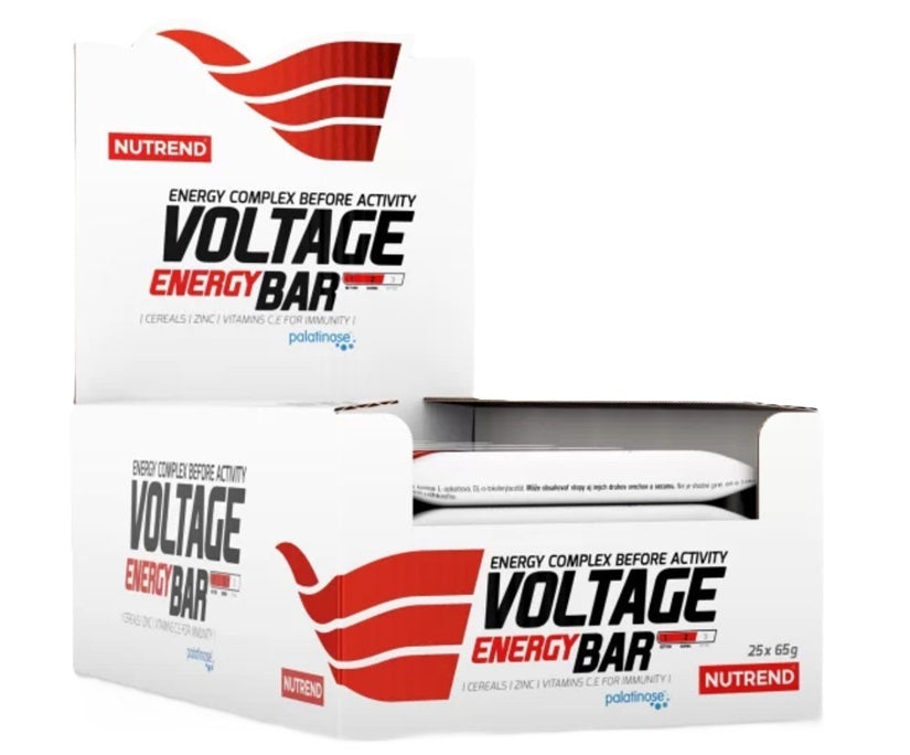 Nutrend Voltage energijos batonėlis, miško uogos - 25 x 65 g