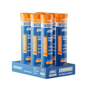 Applied Nutrition Endurance Hydration elektrolitų putojančios tabletės, apelsinų skonio – 6 x 20 tablečių