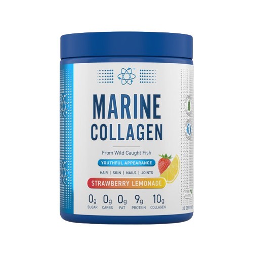 Applied Nutrition jūrinis kolagenas su braškių limonadu – 300 g