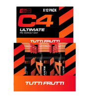 Cellucor C4 Ultimate Pre - Workout Shot, Tutti Frutti - 12 x 60 ml.