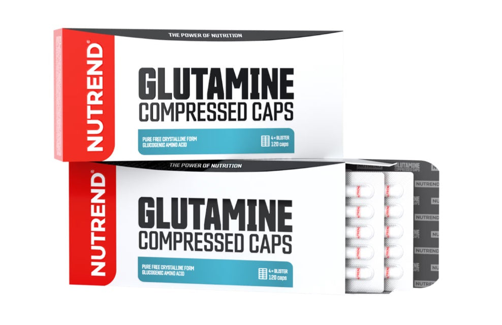Nutrend glutamino suspaustos kapsulės – 120 kapsulių