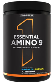 Rule One Essential Amino 9, Blue Razz limonadas – 345 g