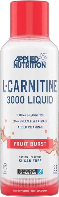 Applied Nutrition L - karnitino skystis 3000, vaisių skonio – 480 ml.