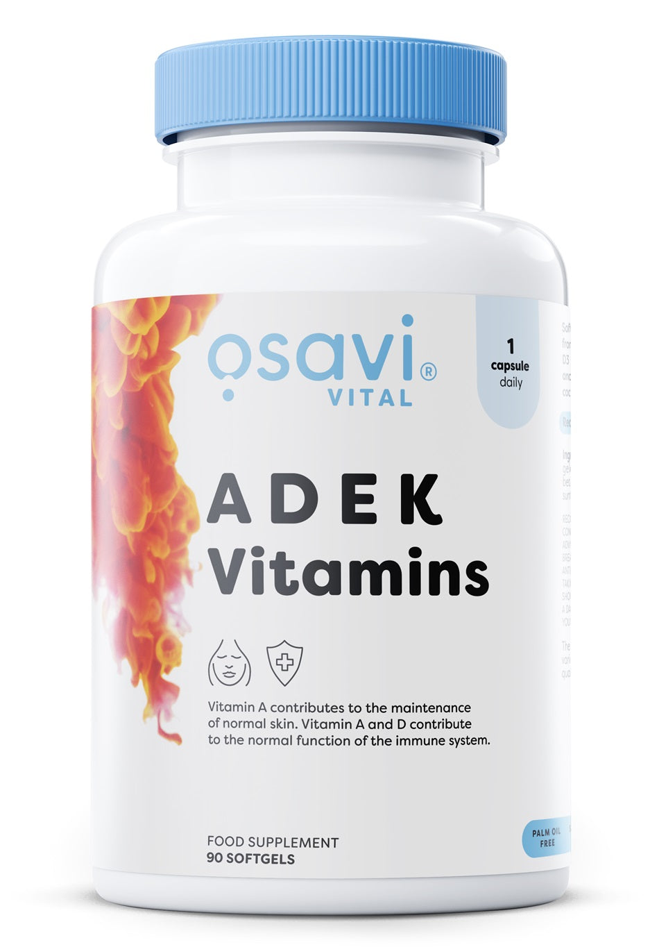Produkto nuotrauka: Osavi ADEK Vitamins - 90 minkštųjų kapsulių