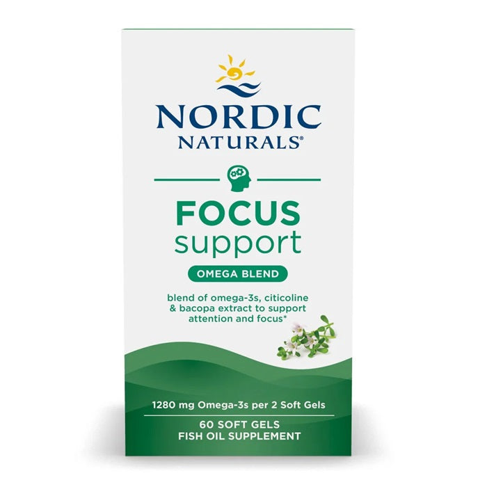 Nordic Naturals Focus Support – 60 kapsulių
