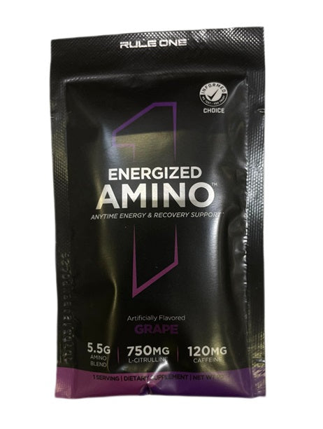 Rule One energizuotos aminorūgštys, vynuogės – 9 g (1 porcija)
