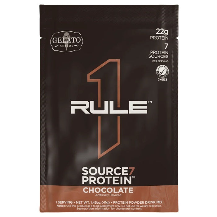 Rule One Source7 baltymai, šokoladiniai ledai – 41 g (1 porcija)