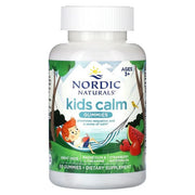 Nordic Naturals Kids Calm guminukai, braškių ir arbūzo skonio – 60 guminukų