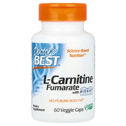 Doctor's Best L - karnitino fumaratas su biosint karnitinais – 60 kapsulių