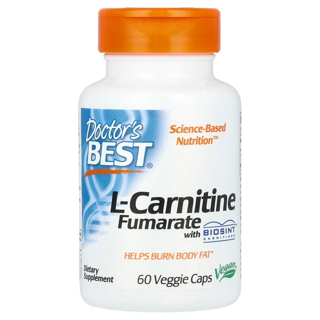 Doctor's Best L - karnitino fumaratas su biosint karnitinais – 60 kapsulių