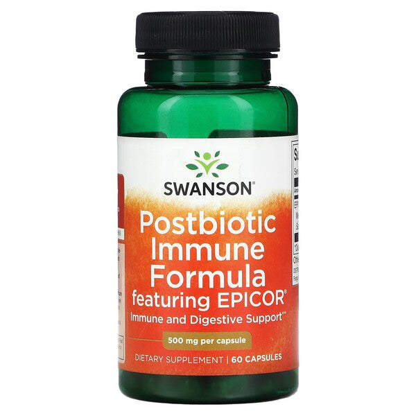 Swanson postbiotinė imuninei sistemai skirta formulė su EPICOR – 60 kapsulių
