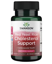 Swanson raudonųjų mielių ryžių cholesterolio palaikymas – 60 kapsulių