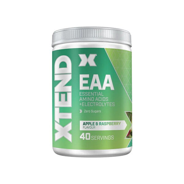 Xtend Xtend EAA + elektrolitai, obuoliai ir avietės – 304 g