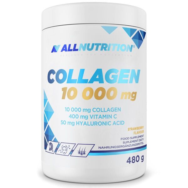 Allnutrition kolagenas, braškių skonio - 480 g