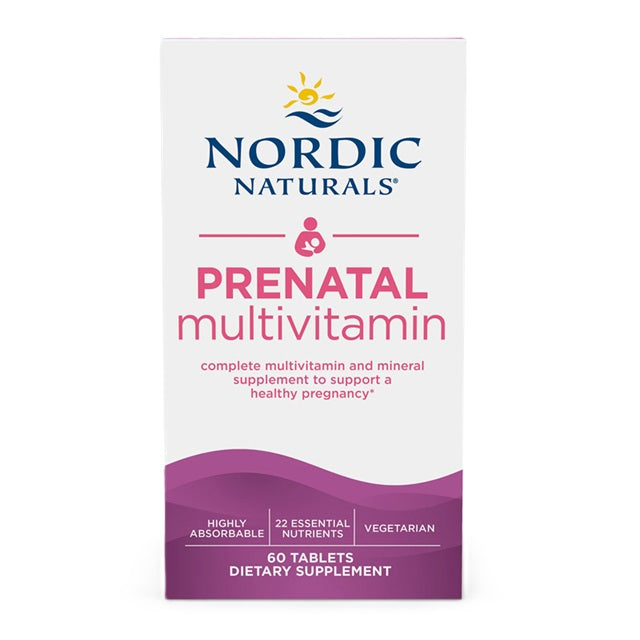 Nordic Naturals prenatalinis multivitaminas – 60 tablečių